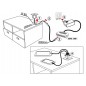 EVO Incarcator USB, negru, 12VDC/5VDC/max 2x1 A